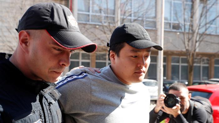 Do Kwon, the cryptocurrency entrepreneur, who created the failed Terra (UST) stablecoin, is taken to court in Podgorica, Montenegro, March 24, 2023. REUTERS/Stevo Vasiljevic MONTENEGRO OUT. NO COMMERCIAL OR EDITORIAL SALES IN MONTENEGRO