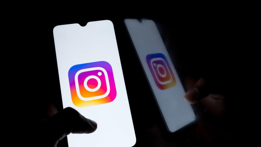 The Instagram logo displays on a smartphone screen in Athens, Greece, on September 12, 2024. (Photo by Nikolas Kokovlis/NurPhoto via Getty Images)