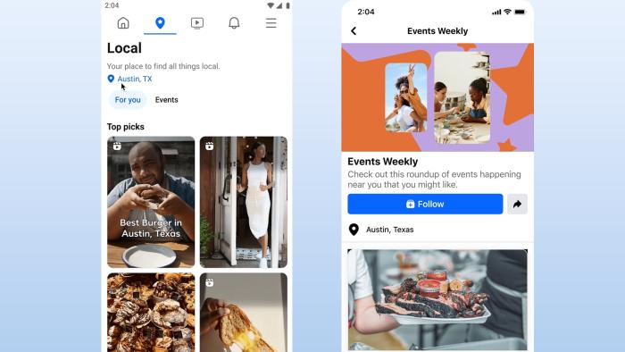 Meta is boosting local events to try to get younger users back.