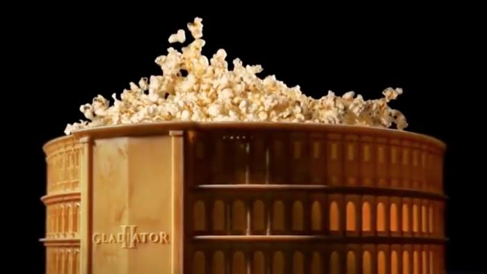 Cinemark's Gladiator II AR-enabled popcorn bucket claims 'you can eat war'