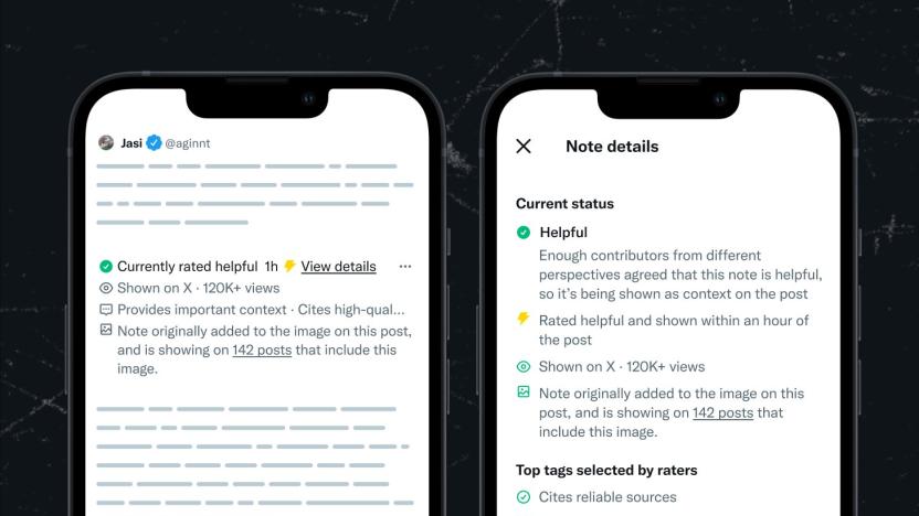 X is trying to make community notes fact checks faster.