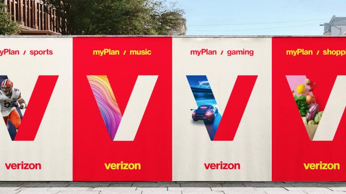 Verizon posters.